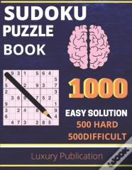 Sudoku Puzzle Book 1000  Easy Solution 500 Hard +500 Difficult  Luxury Publication