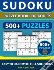 Capa do artigo Sudoku Puzzle Book For Adults - 500+ Puzzles - Easy, Medium, Hard With Full Solutions