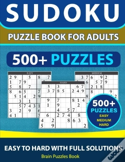 Capa do artigo Sudoku Puzzle Book For Adults - 500+ Puzzles - Easy, Medium, Hard With Full Solutions