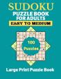 Sudoku Puzzle Book For Adults Easy To Medium - Preview
