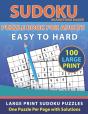 Sudoku Puzzle Book For Adults - Preview