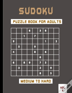 Capa do artigo Sudoku Puzzle Book For Adults Medium To Hard Vol 2