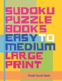 Sudoku Puzzle Books Easy To Medium -   Large Print - Preview