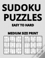 Capa do artigo Sudoku Puzzles Easy To Very Hard - Print Size Medium Filled With 250 Puzzles!