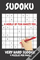 Sudoku Very Hard 4 Puzzles Per Page