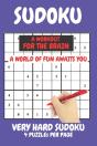Sudoku Very Hard Expert Level Compact Book Fits In Your Bag 4 Puzzles Per Page - Preview