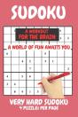 Sudoku Very Hard Expert Level Compact Book Fits In Your Bag 4 Puzzles Per Page - Preview
