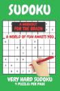 Sudoku Very Hard Expert Level Compact Book Fits In Your Bag 4 Puzzles Per Page - Preview