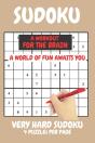 Sudoku Very Hard Expert Level Compact Book Fits In Your Bag 4 Puzzles Per Page - Preview