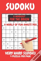 Sudoku Very Hard Expert Level Compact Book Fits In Your Bag 4 Puzzles Per Page