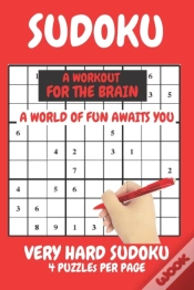 Capa do artigo Sudoku Very Hard Expert Level Compact Book Fits In Your Bag 4 Puzzles Per Page