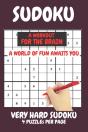 Sudoku Very Hard Expert Level Compact Book Fits In Your Bag 4 Puzzles Per Page - Preview