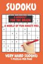 Sudoku Very Hard Expert Level Compact Book Fits In Your Bag 4 Puzzles Per Page - Preview