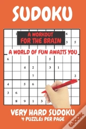 Sudoku Very Hard Expert Level Compact Book Fits In Your Bag 4 Puzzles Per Page