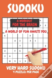 Capa do artigo Sudoku Very Hard Expert Level Compact Book Fits In Your Bag 4 Puzzles Per Page