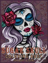 Sugar Skull Coloring Book For Adults $ Teens
