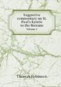 Suggestive Commentary On St. Paul'S Epistle To The Romans Volume 1 - Preview