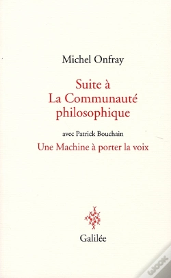 Capa do artigo Suite À La Communauté Philosophique ; Une Machine À Porter La Voix