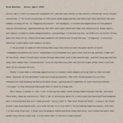 Capa do artigo Suite: April 2020 - Vinil
