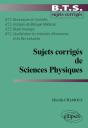 Sujets Corrigés De Sciences Physiques Bts Bioanalyses Et Contrôles - Bts Analyses De Biologie Médicale - Bts Biotechnologie - Bts Qualité Dans Les Industries Alimentaires Et Les Bio-Industries - Preview