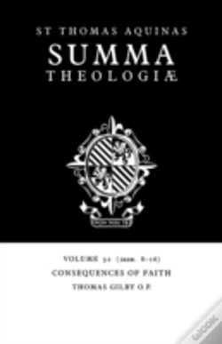 Capa do artigo Summa Theologiae: Volume 32, Consequences Of Faith