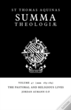Capa do artigo Summa Theologiae: Volume 47, The Pastoral And Religious Lives