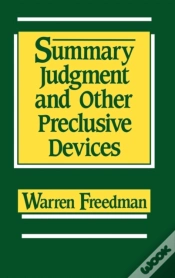 Capa do artigo Summary Judgment And Other Preclusive Devices