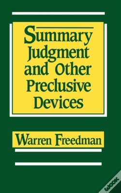 Capa do artigo Summary Judgment And Other Preclusive Devices