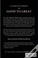 Summary Of Good To Great