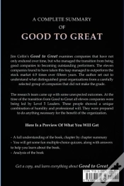 Capa do artigo Summary Of Good To Great