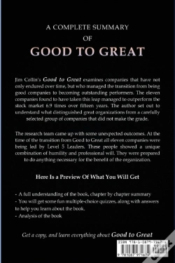 Capa do artigo Summary Of Good To Great