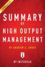 Summary Of High Output Management - Preview