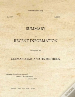 Capa do artigo Summary Of Recent Information Regarding The German Army And Its Methods