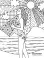 Summer Coloring Book For Grown-Ups 1 - Preview