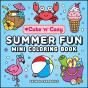 Summer Fun Mini Coloring Book - Preview