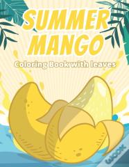 Summer Mango Coloring Book With Leaves