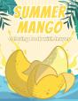 Summer Mango Coloring Book With Leaves - Preview