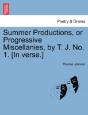 Summer Productions, Or Progressive Misce - Preview