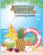 Summer Scenes Coloring Book - Preview