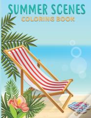 Summer Scenes Coloring Book