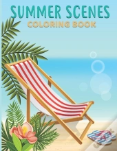 Summer Scenes Coloring Book