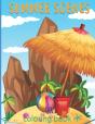 Summer Scenes Coloring Book - Preview