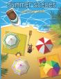 Summer Scenes Coloring Book - Preview