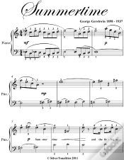 Capa do artigo Summertime Easy Piano Sheet Music