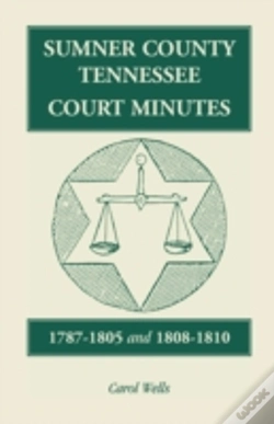 Capa do artigo Sumner County, Tennessee, Court Minutes,