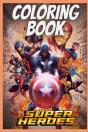 Super Heroes Coloring Book - Preview