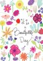 Super Planner - Medium Sized Weekly View Organizer, Undated, Floral Theme - Preview