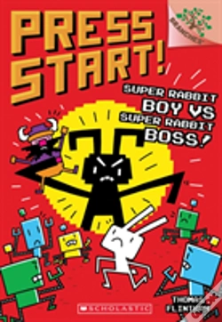 Capa do artigo Super Rabbit Boy Vs. Super Rabbit Boss!: A Branches Book (Press Start! #4)