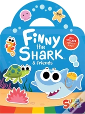 Super Simpleâ„¢ Finny The Shark & Friends Jelly Sticker Playset (Includes 20 Reusable Stickers!)