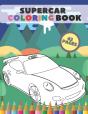 Supercar Coloring Book - Preview